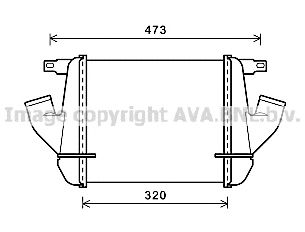 AVA QUALITY COOLING dn4408 -  Интеркулер